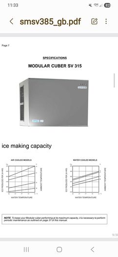 Simag r250kg bin,and Simag sv 315 ice machine