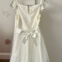 Flower girl dress & shoes