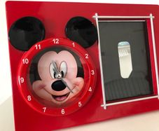 Mickey Mouse Clock with Picture Frame