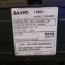 Retro Vintage TV Sanyo 14M1 14" CRT Retro Gaming Television No Remote Used Works Well Image 5