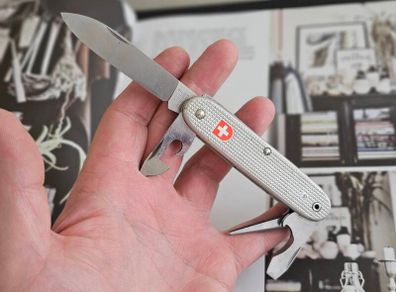 Vintage Wenger Alox Soldier Original Swiss Army Issued Swiss Army Knife Collectable Militaria 1978