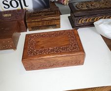 Trinket box carved