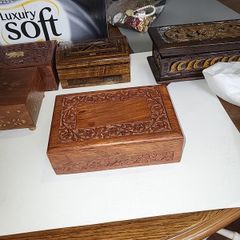 Trinket box carved