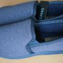 Memory Foam Full Back Blue Loafer Slippers | Size 6 UK, Brand New! Image 2