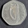 Ireland 1988  50p Pence coin. Image 4