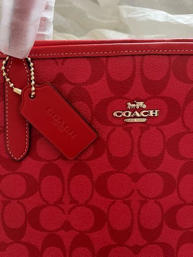Coach signature city Tote leather NEW FreePost
