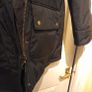 Barbour women's reversible  hooded jacket.  Black Image 5