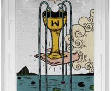First edition  Coins "Ace of Cups" Taro