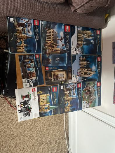 Huge Lego harry potter collection + light kit on Great hall set