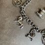 Antique Silver Charm Bracelet Image 5