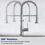 Chrome brushed premier kitchen mixer tap NEW Image 5