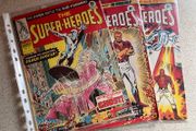 the superheroes comic 1975 may- Aug -sep