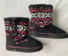 Skechers Fleece lined Ankle Boots girls 27