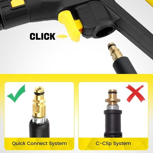 Replacement Pressure Washer Gun with Extension Wand, for Replacing Karcher Electric Pressure Washers Handle, for Karcher K2 K3 K4 K5 K6 K7 Hose Quick Connect System 2175PSI