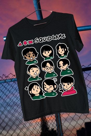 Tv series top trending show squid games juego de calamar top trending t-shirt