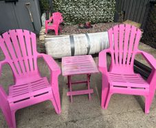garden chairs & table