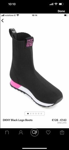 DKNY sock trainers uk 5 as new!