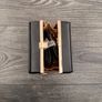 Black box bag with gold trim Image 2