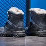 Winter Children's Snow Boots   Non-slip Waterproof  Mid-calf Outdoor Walking Shoes For Boys And Girls snow boots size fits 21 22 cm Image 2