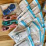 Job lot of 150 new braided fast-charging cables and extras Image 2