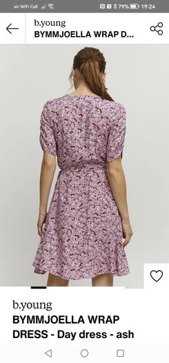 B Young floral wrap dress UK 14