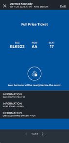 Dermot Kennedy tickets - a/w Ticketmaster to release transfer option