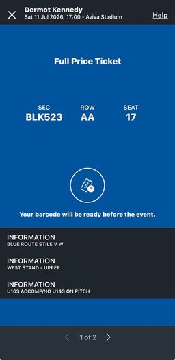 Dermot Kennedy tickets - a/w Ticketmaster to release transfer option
