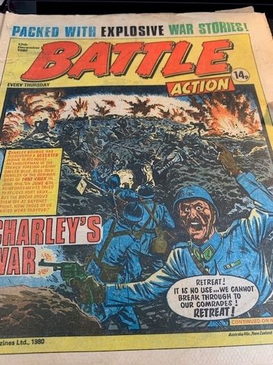 Battle Action 6th, 13th and 20th Dec 1980 IPC Comics