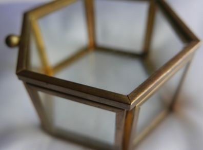 Vintage Brass Ring Box
