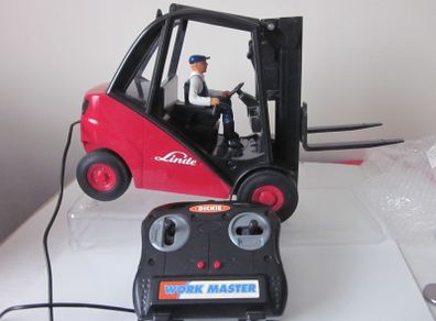 Dickie Work Master Linde Remote Control Forklift & Driver Truck Toy