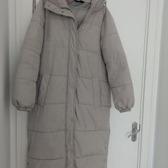 Warm longline coat
