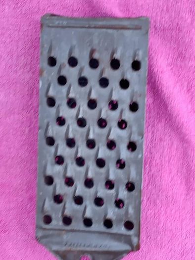 Antique Grater, 3 different grates