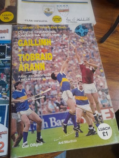 Vintage Tipperary Hurling Programmes