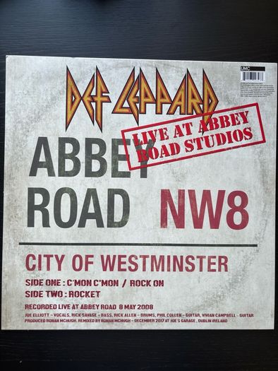 Def Leppard live at abbey road vinyl