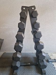 home gym dumbells bench pull up dip bar and bike