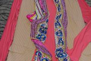 Pink Top +New Look Vest. Size 10