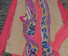 Pink Top +New Look Vest. Size 10
