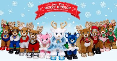 Build-A-Bear Workshop Special Christmas Edition Reindeers x7