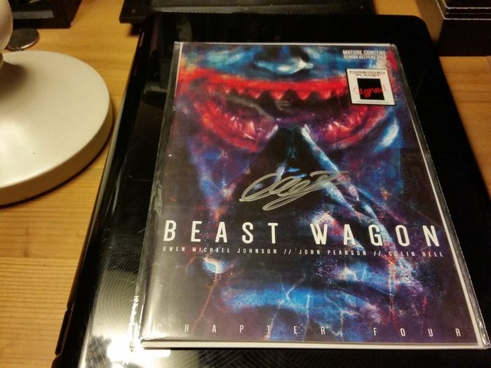 Beast Wagon ! Chapter Four ! Hand Signed By Michael Johnson ! First Printing  !