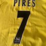 Vintage 2003/04 Arsenal PIRES No.7 Away Shirt - Original Highbury Printing Image 7