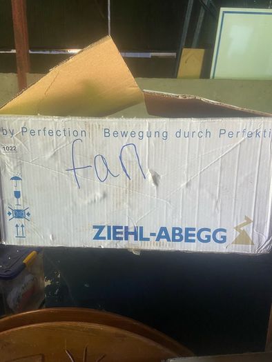 Brand New ZIEHL-ABEGG Industrial Axial Fan 500mm 230V
