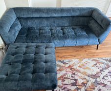 Harvey Norman, Indy Collection 3-seater, 2-seater and foot rest. 5 years old