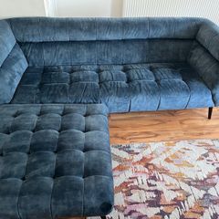 Harvey Norman, Indy Collection 3-seater, 2-seater and foot rest. 5 years old