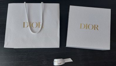 Dior box and bag