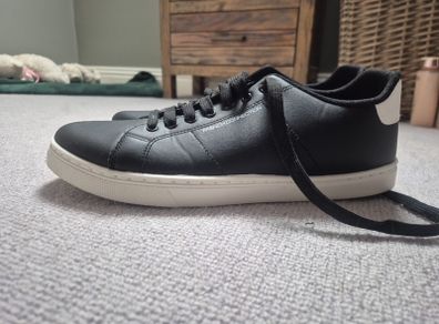 French Connection black trainers