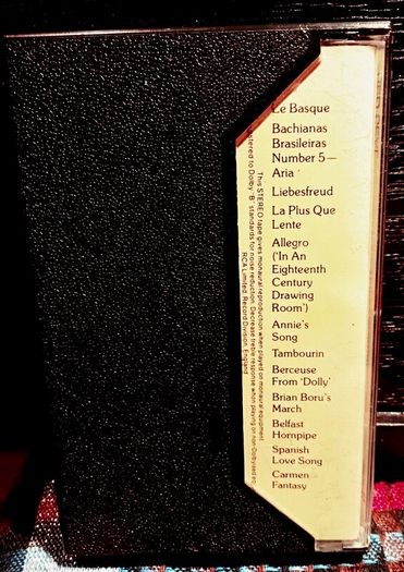 1978. James Galway. Plays Songs For Annie. Cassette Tape.