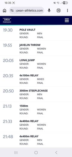 European Athletics Championship Tickets