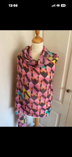 Fraas geometric scarf new with tags