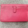 Michael Kors Pink Leather Floral Crossbody / Wallet Bag Image 3