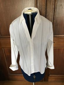 'First Avenue' White Blouse